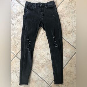 Simple Society Distressed Black Jeans 3/26